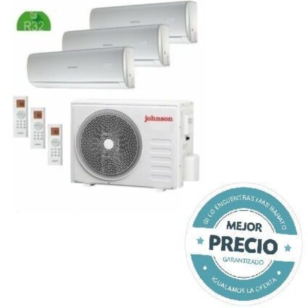 Multi Split 3X1 Johnson J4FM80 + JT35NT + 2 x JT25NT R32