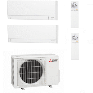 Multi Split 2X1 Mitsubishi MXZ-2F42VF + MSZ-AY25VGKP (x2) R-32