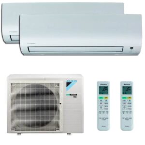 Multisplit 2×1 Daikin 2MXP40N1: 2MXM40A9 + FTXP25N9 + FTXP35N9 – R32