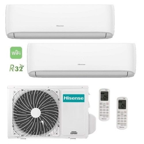 Multi Split 2X1 Hisense 2AMW52U4RXC + CF25YR04G + CF35MR046M